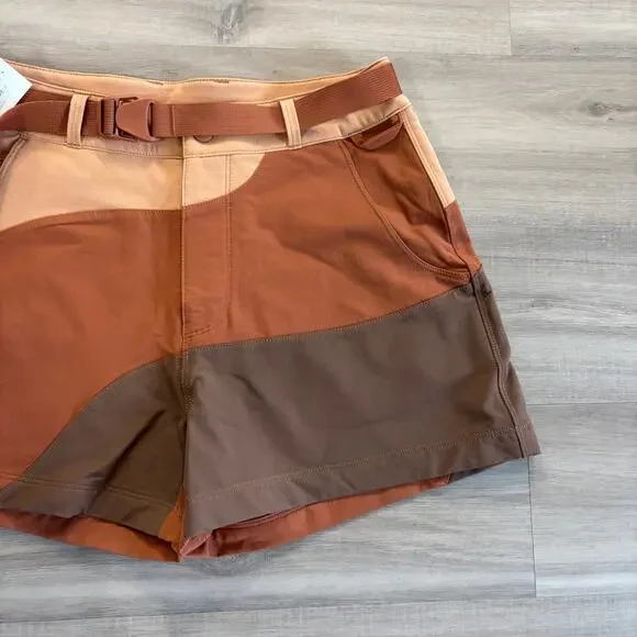 NWT Outdoor Voices Rectrek Colorblock Shorts 3” Inseam Women XS Zion Hiking - Picture 4 of 6